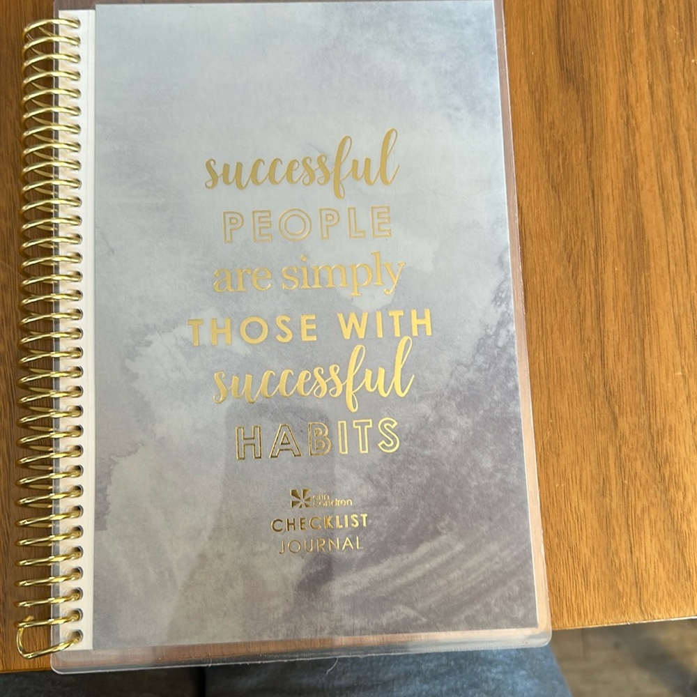 New Erin Condren checklist journal